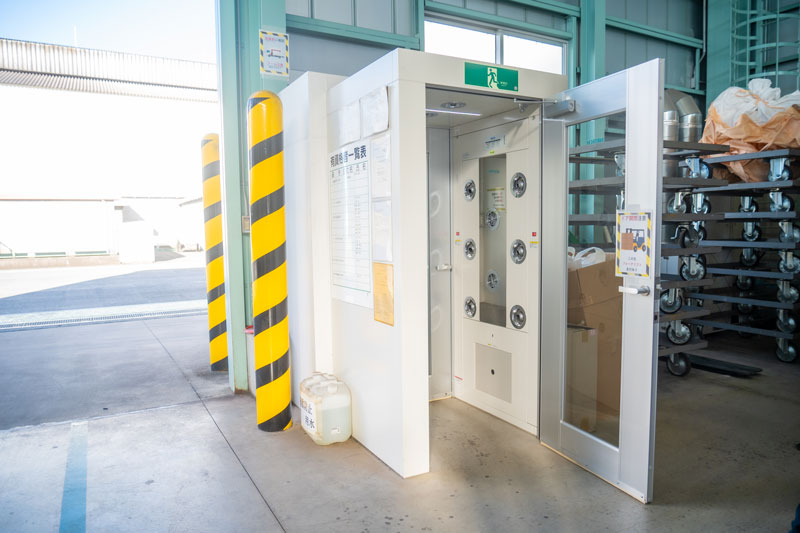 積替保管施設（クリーンルーム）：画像